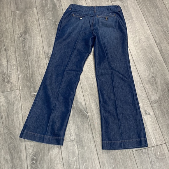 Vintage Tommy Hilfiger Denim Flares Trousers Size 14 - Picture 3 of 4